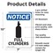 Signmission Full Cylinders OSHA Notice Sign, Aluminum, 7in W x 10in L, 2PK OS-2PACK-NS-A-710-V-12961 - alternate 2